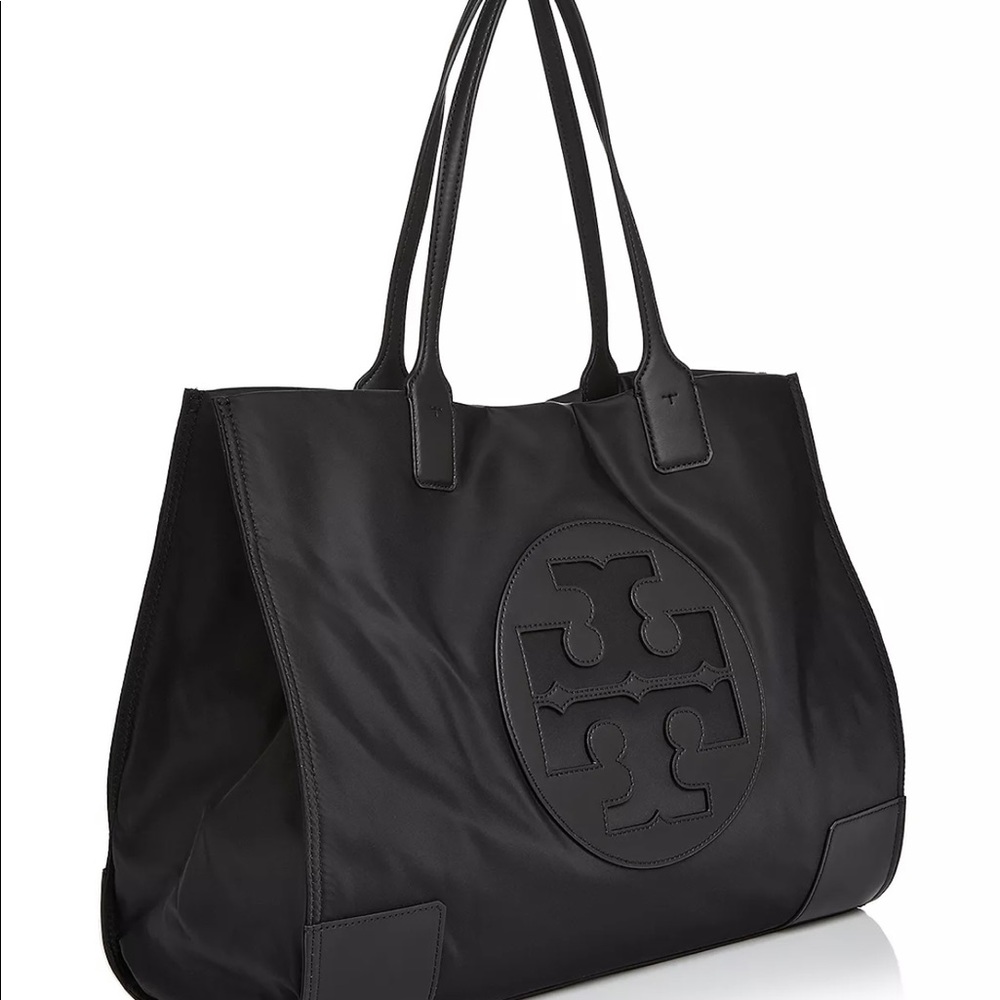 Tory Burch Black Ella Tote - Picture 4 of 5